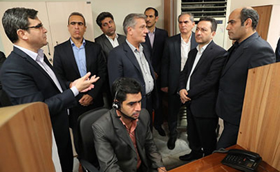 مرکز تماس بانک ملی ایران در اداره کل نظام های پرداخت افتتاح شد