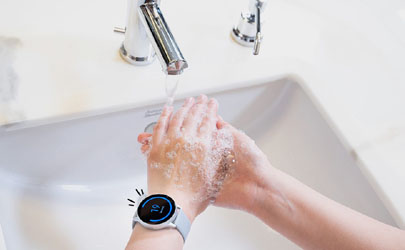 با گلکسی واچ سامسونگ شستشوی مرتب دست‌ها را به یک عادت دائمی تبدیل کنید
