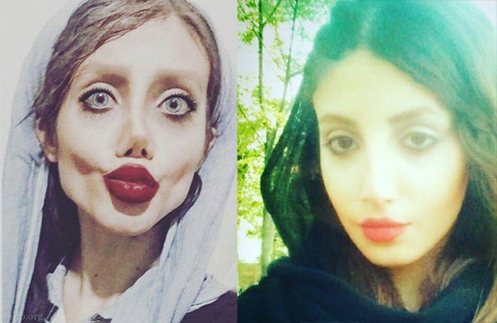 دختر توهین کننده به حجاب اسلامی در تهران دستگیر شد + عکس