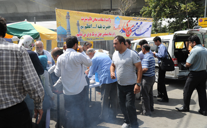 جشن نیمه شعبان در محلات شمال تهران برپا شد