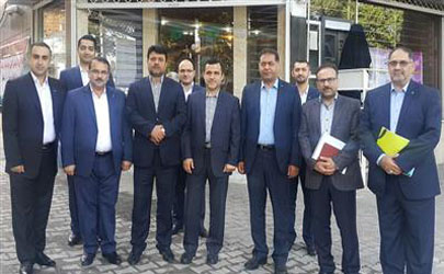 بازدید مدیران ارشد بانک قرض الحسنه مهر ایران از مدیريت شعب گلستان