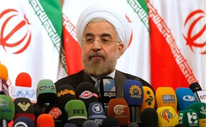 نشست خبری دکتر روحانی یک روز قبل از نام‌نویسی انتخابات ریاست جمهوری