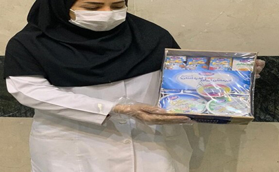 توزیع پک هدیه شیر و فرآورده های لبنی میهن در بیمارستان‌های تهران