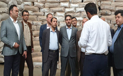 بازدید از خط تولید کارخانه چای دبش از سوی رئیس هیات مدیره بانک توسعه صادرات ایران 