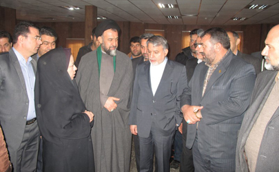 بازدید وزیر فرهنگ و ارشاداسلامی ازپروژه کتابخانه عمومی امیرکبیر ملارد