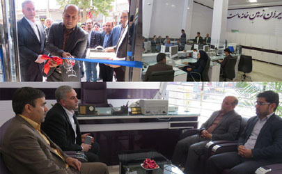 افتتاح محل جدید شعبه بانک ایران زمین در شهرستان هرسین