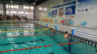 حضور گرشاسبی در مسابقات شنای امیدهای آینده ورزش پایتخت 
