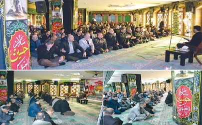 آیین سوگواری سیدالشهدا(ع) در برج سپهر بانک صادرات ایران برگزار شد