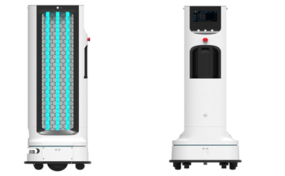 ربات خودکار ال‌جی برای ضدعفونی با نور ماوراءبنفش با کاربردهای تجاری متنوع رونمایی شد
