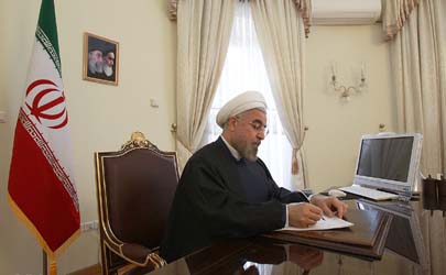 دکتر روحانی قهرمانی تیم ملی کشتی در مسابقات جام جهانی کشتی آزاد در کرمانشاه را تبریک گفت