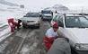 امداد رسانی به 6400 مسافر گرفتار در برف و کولاک