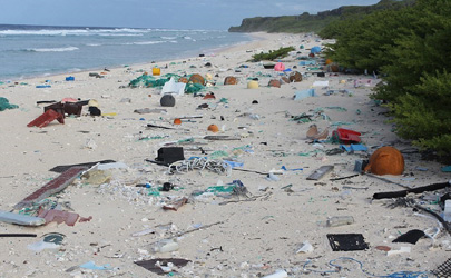 فاجعه زیست محیطی در جزیره گمنامِ اقیانوس آرام/ جزیره ای در تسخیر زباله های سخت جان پلاستیکی