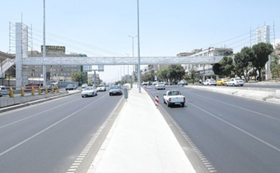 پل عابر گیشا در منطقه ۲ تهران  به بهره‌برداری رسید