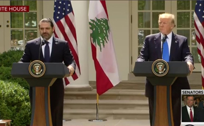 ترامپ: حزب‌الله تهدیدی برای لبنان و منطقه است/ حریری: به همکاری با آمریکا درباره تحریم‌ها علیه حزب‌الله ادامه می‌دهیم
