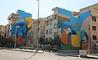 اجرای نخستین دیوار نگاری قهوه خانه ای شهر تهران بر جداره خیابان مولوی آغاز شد