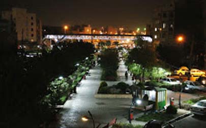 روشنایی باغ راه شیخ محمدی تکمیل شد
