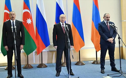 بیانیه مشترک رهبران روسیه، ارمنستان و جمهوری آذربایجان