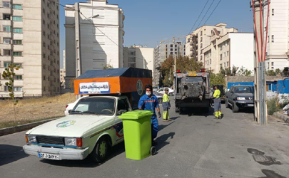 مخازن پسماندتر در محله پاک شمال تهران، جمع آوری شد  