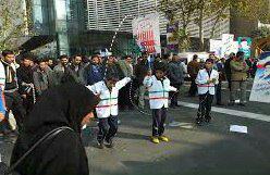سازمان ورزش شهرداری تهران همگام با مردم در راهپیمایی 22 بهمن