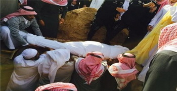 ملک عبدالله به خاک سپرده شد+ تصاویر