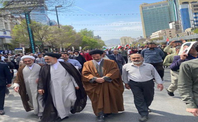 حضور مدیرعامل موسسه اعتباری ملل، درراهپیمایی روز جهانی قدس