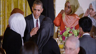 مراسم ضیافت افطار اوباما در کاخ سفید+ عکس